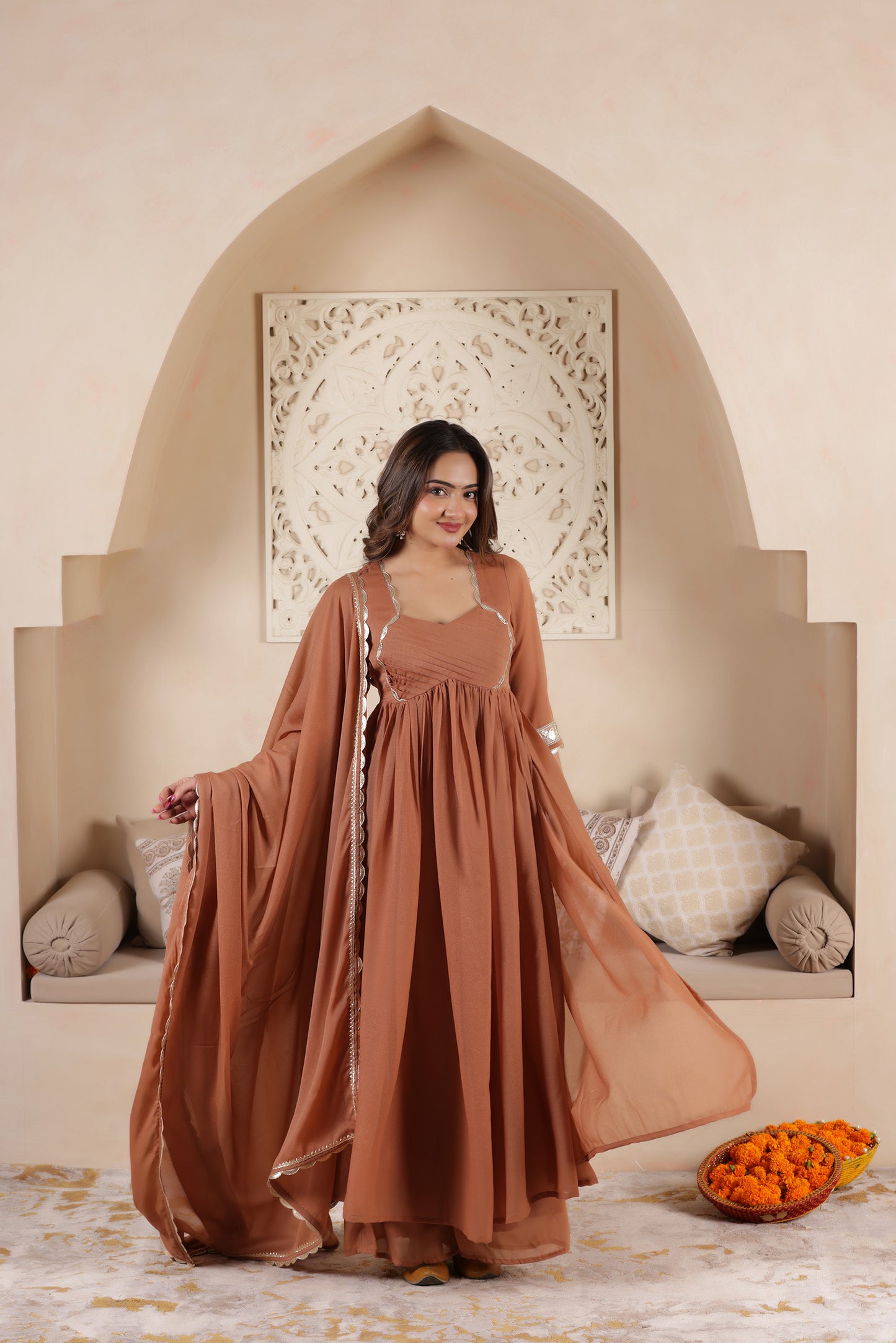 JHALAK GEORGETTE ANARKALI SUIT SET