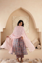 SANJH HANDBLOCK COTTON SUIT SET