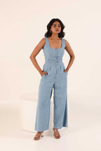 DENIM BLUE COORD SET