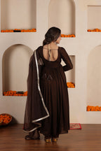 ROYAL SILK ANARKALI SUIT SET