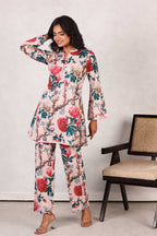 DREAMY PINK COTTON COORD SET