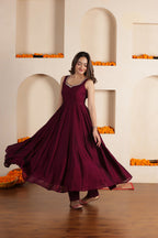 RUHAANI SILK ANARKALI SUIT SET