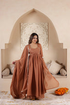 JHALAK GEORGETTE ANARKALI SUIT SET