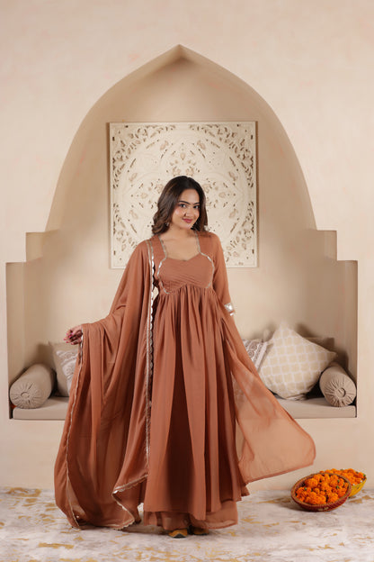 JHALAK GEORGETTE ANARKALI SUIT SET