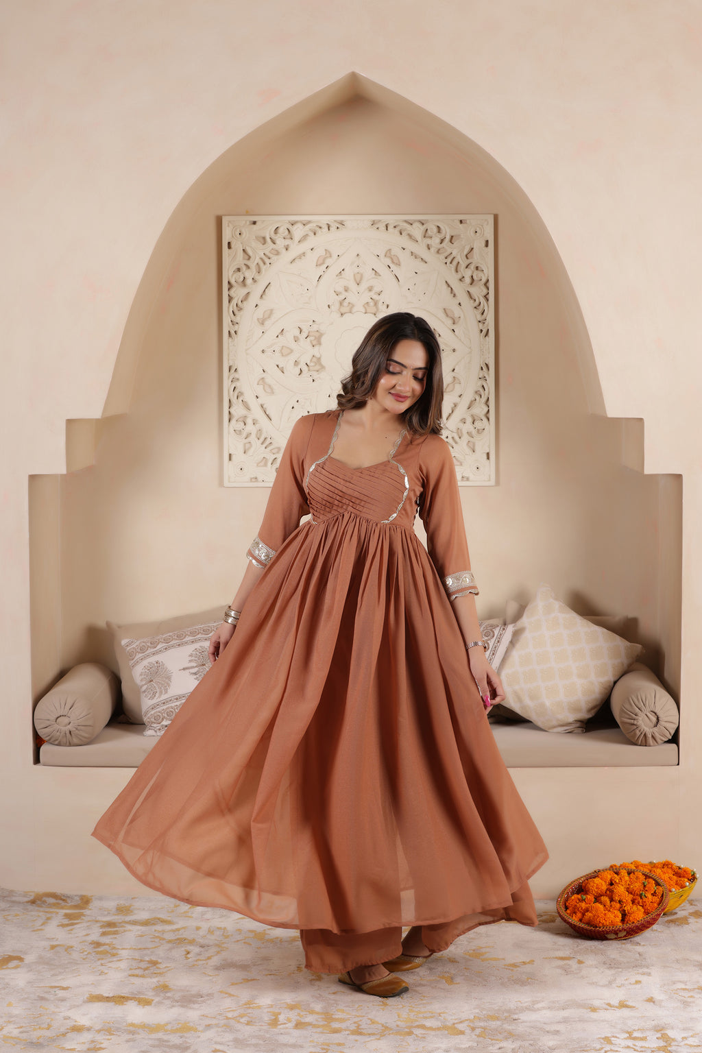 JHALAK GEORGETTE ANARKALI SUIT SET