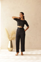 BLACK BEAUTY EMBELLISHED COORD SET