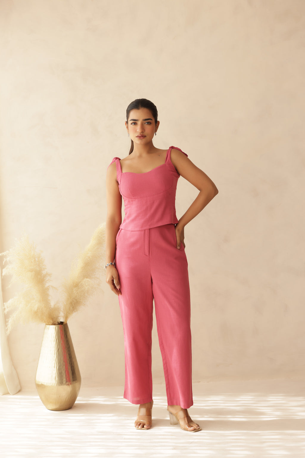 BOBMSHELL LINEN COORD SET