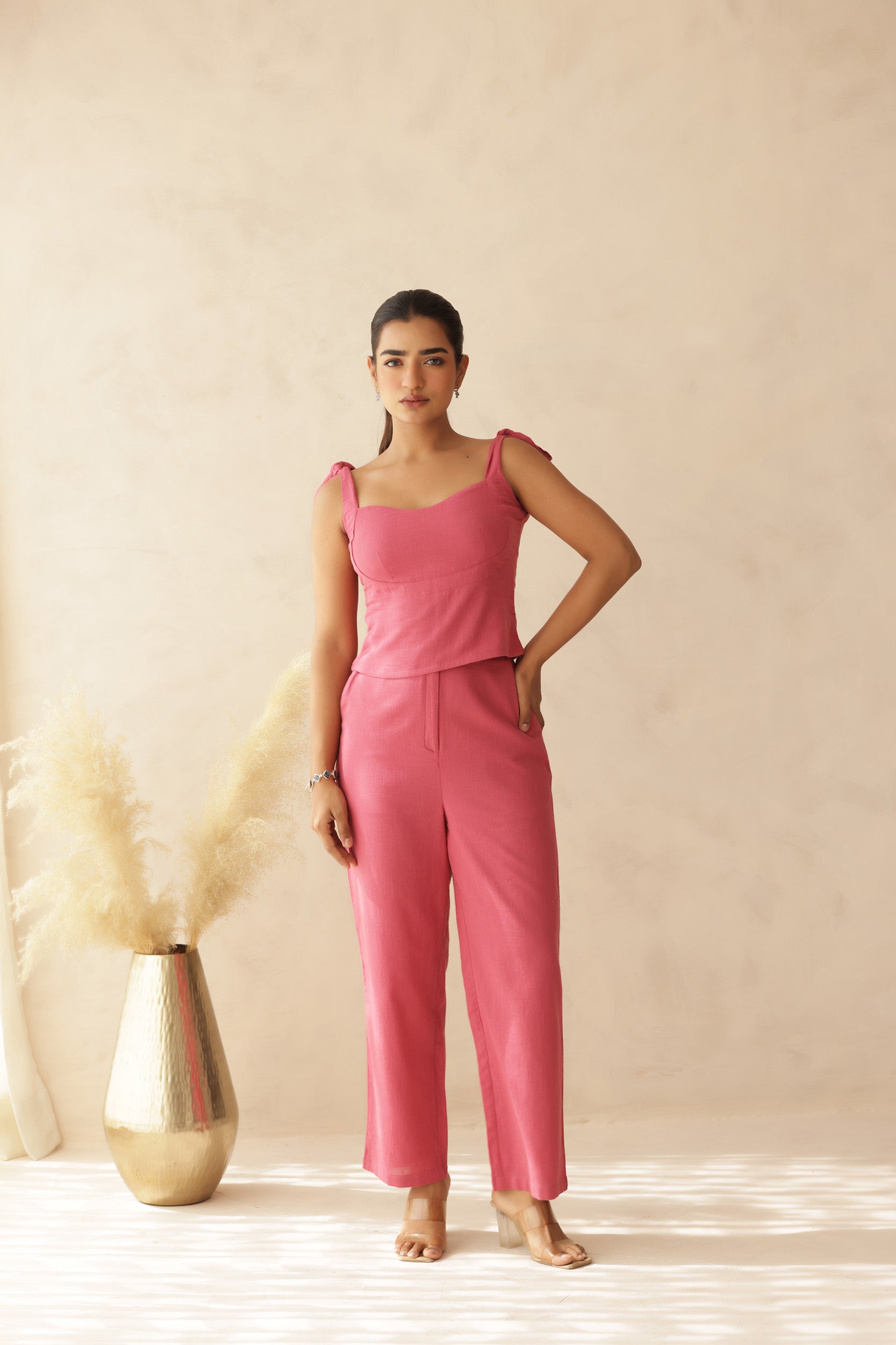 BOBMSHELL LINEN COORD SET