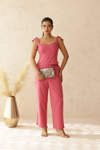 BOBMSHELL LINEN COORD SET