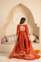 MUMTAZ SILK KALIDAR SUIT SET