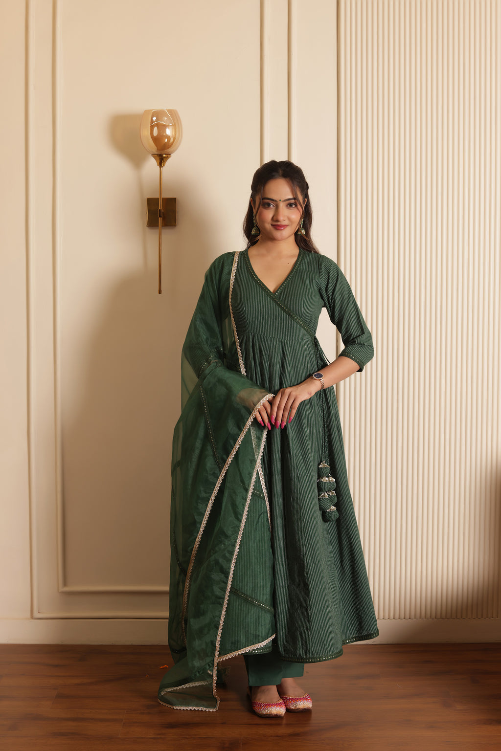 VRINDA KATHA ANGRAKHA SUIT SET