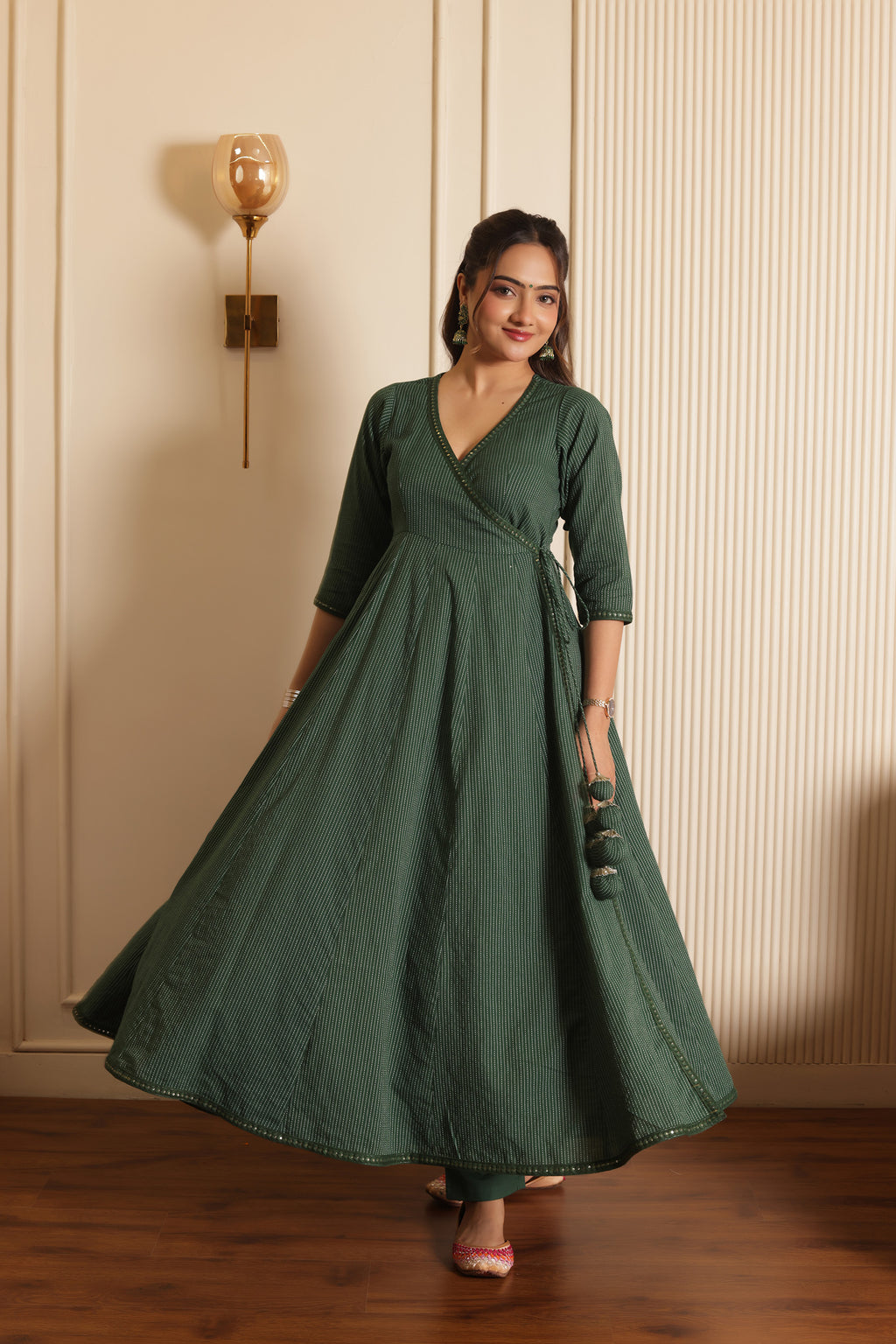 VRINDA KATHA ANGRAKHA SUIT SET