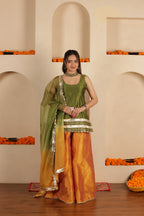 ZEENAT SILK SHARARA SET