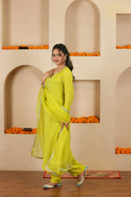 MALLIKA SEQUIN EMBROIDERY SUIT SET