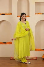 MALLIKA SEQUIN EMBROIDERY SUIT SET