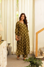 MASTANI COTTON KURTI PANT SET