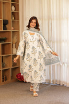 AAYRA COTTON FLORAL SUIT SET