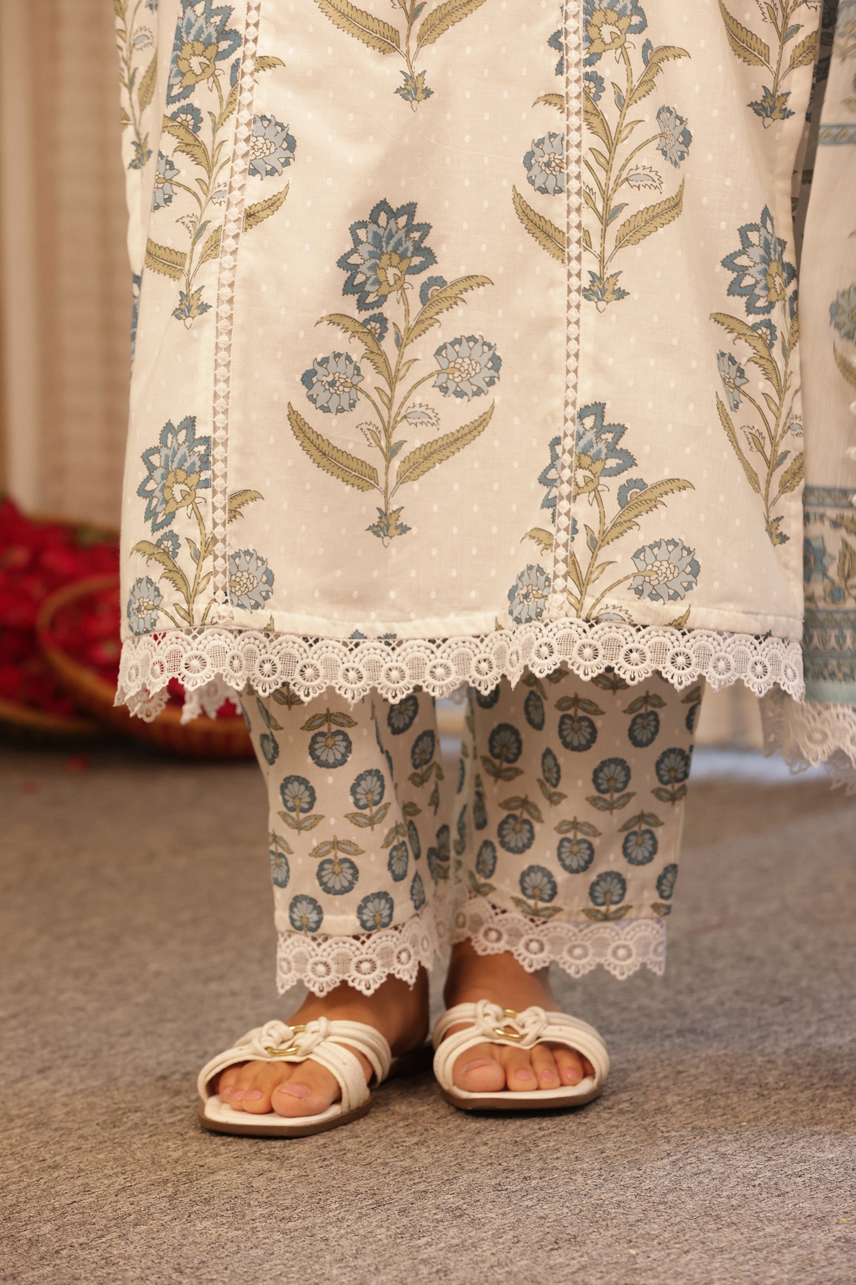 AAYRA COTTON FLORAL SUIT SET
