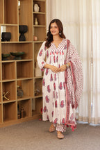 VIBHUTI BLOCKPRINT COTTON SUIT SET