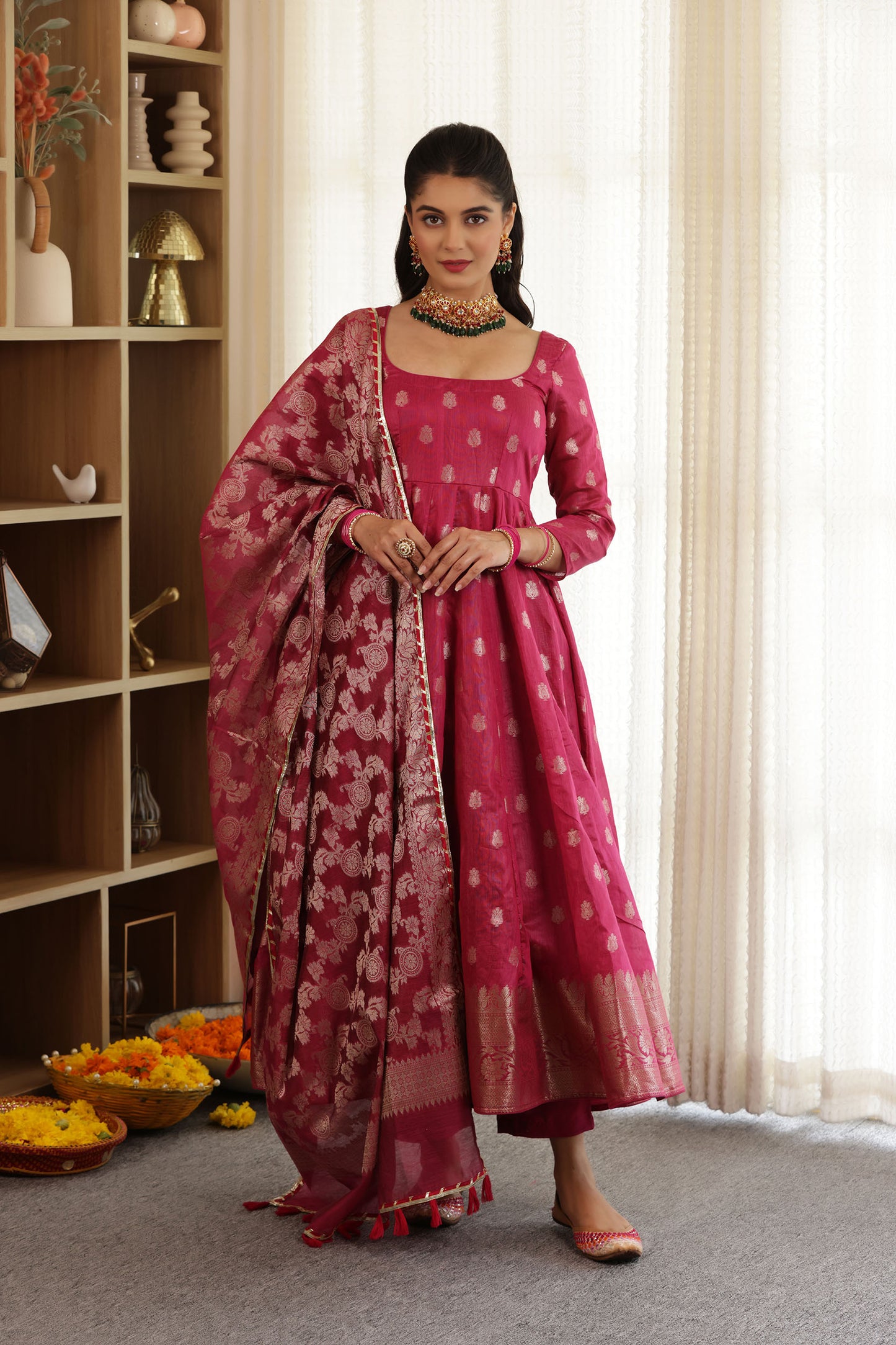 SAKHI BANARSI ANARKALI SUIT SET