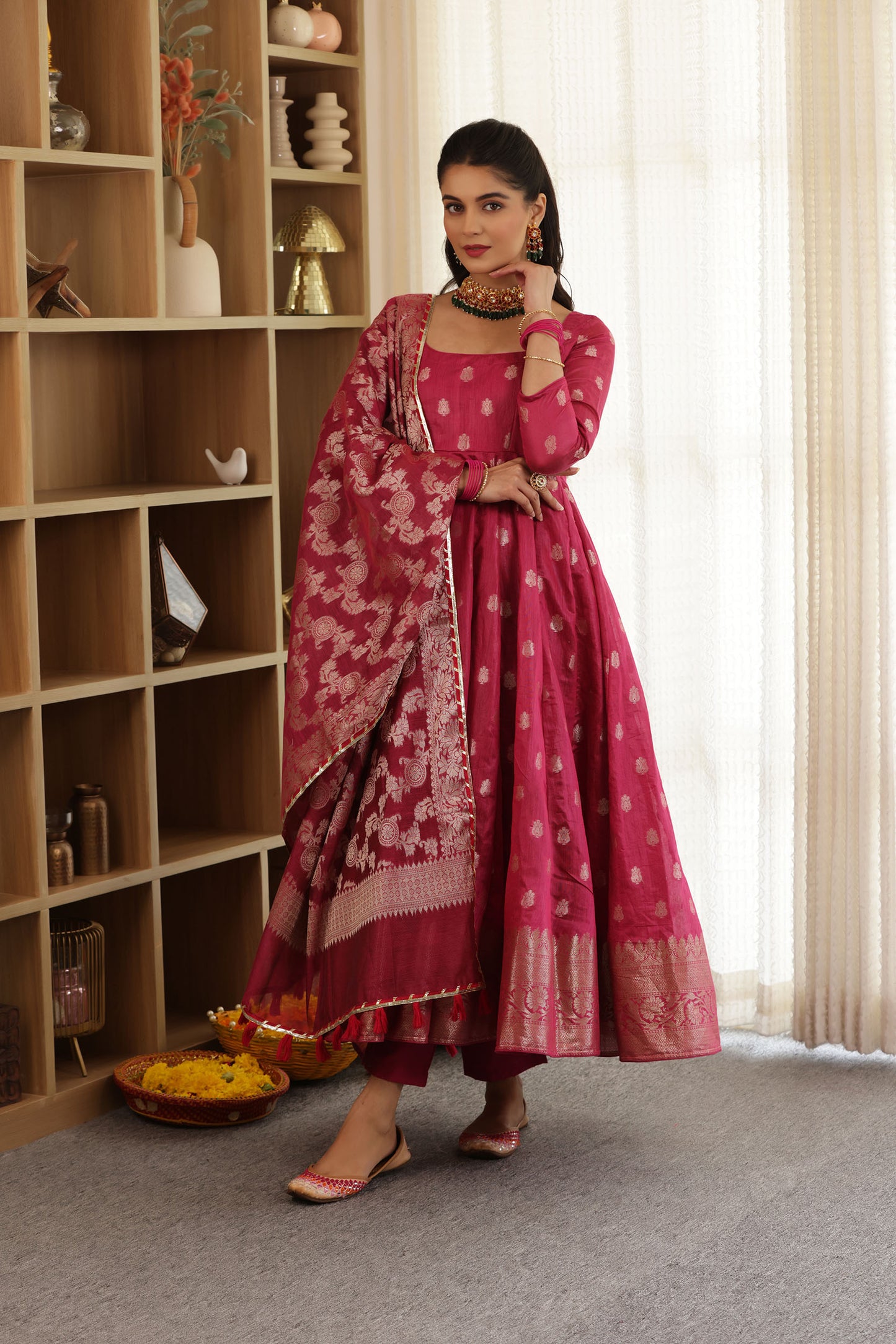 SAKHI BANARSI ANARKALI SUIT SET