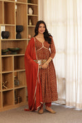 GEET COTTON ANARKALI SUIT SET
