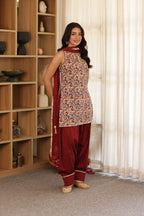 GULBAGH COTTON FARSHI SALWAR SET