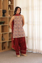 GULBAGH COTTON FARSHI SALWAR SET