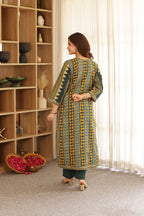 MAHARANI HAND EMBROIDERED KURTI PANT SET