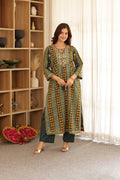 MAHARANI HAND EMBROIDERED KURTI PANT SET