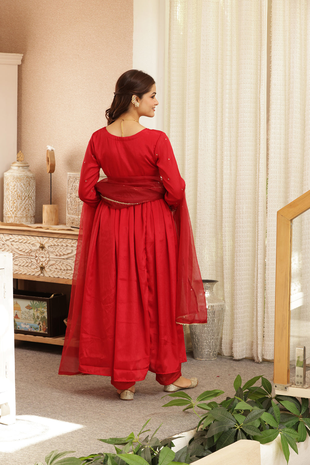 PARO EMBROIDERED ANGRAKHA SUIT SET