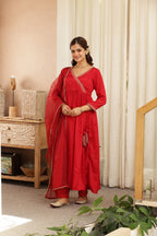 PARO EMBROIDERED ANGRAKHA SUIT SET