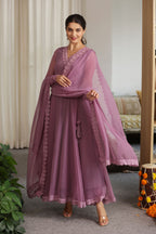 PURPLE HAZE GEORGETTE SUIT SET