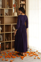 BERRYLUSH ZARI ANARKALI SUIT SET