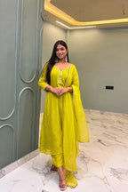 MALLIKA SEQUIN EMBROIDERY SUIT SET