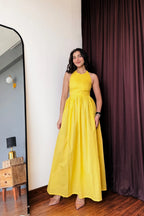 BUTTER YELLOW COTTON DRESS