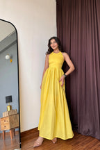 BUTTER YELLOW COTTON DRESS