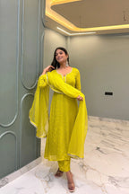 MALLIKA SEQUIN EMBROIDERY SUIT SET