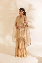 NOOR EMBROIDERED SILK SHARARA SET