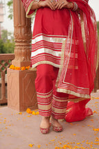 NAZAQAT SILK STRAIGHT SUIT SET