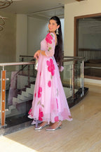 RANI HANDPAINTED PURE GEORGETTE SUIT SET