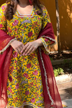 ADAKARI COTTON STRAIGHT SUIT SET