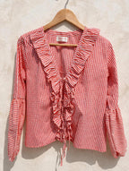 POPPY RED CHECKS SHIRT
