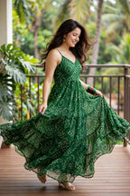 KASHISH GEORGETTE BANDHEJ DRESS