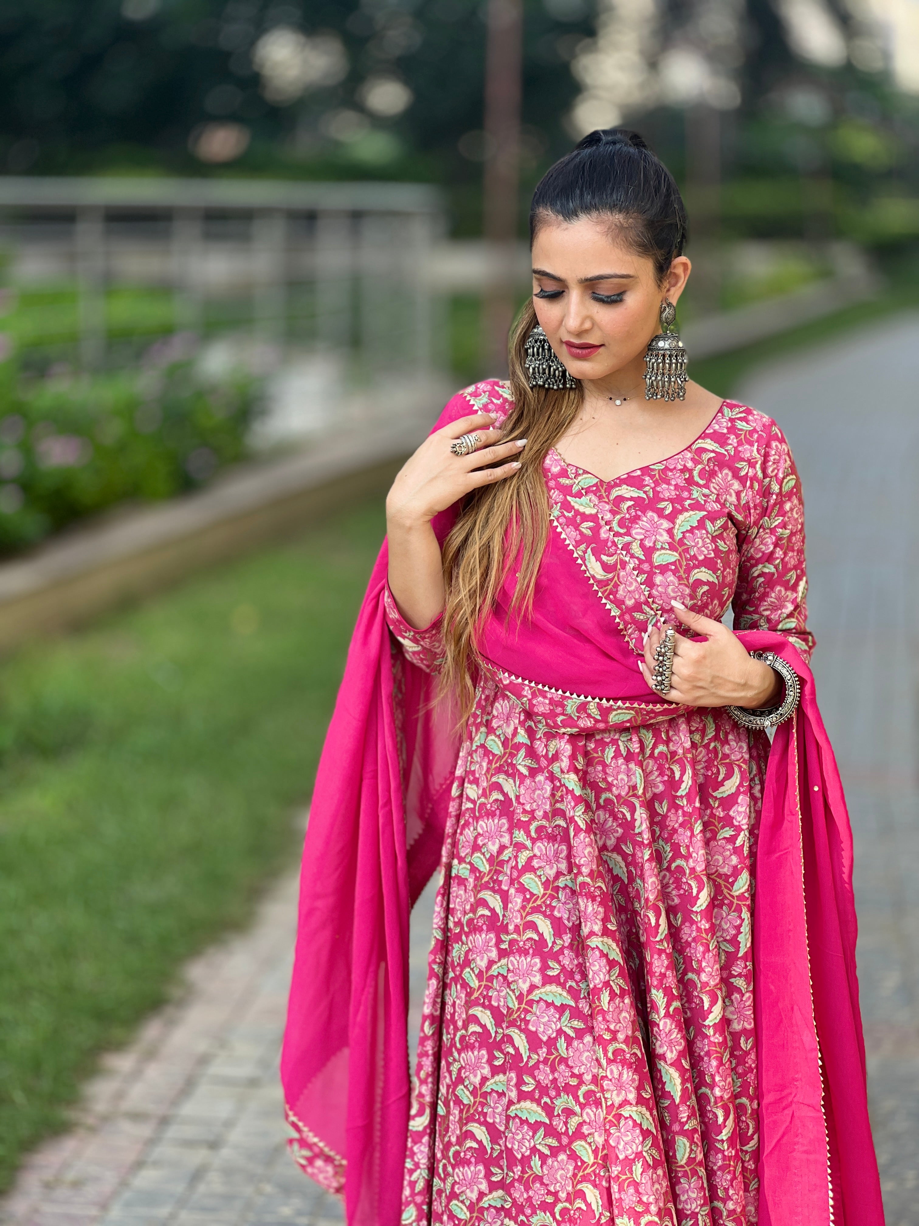 PINK PEARL COTTON SUIT SET