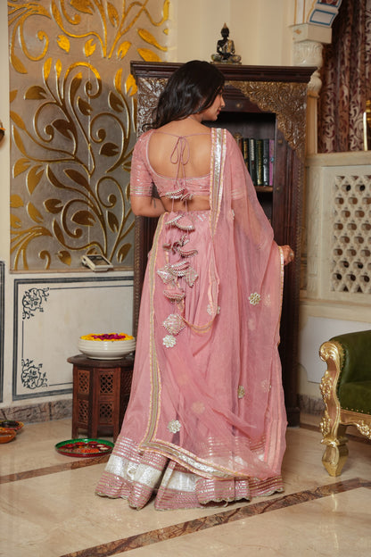 MOONLIGHT SILK LEHENGA SET