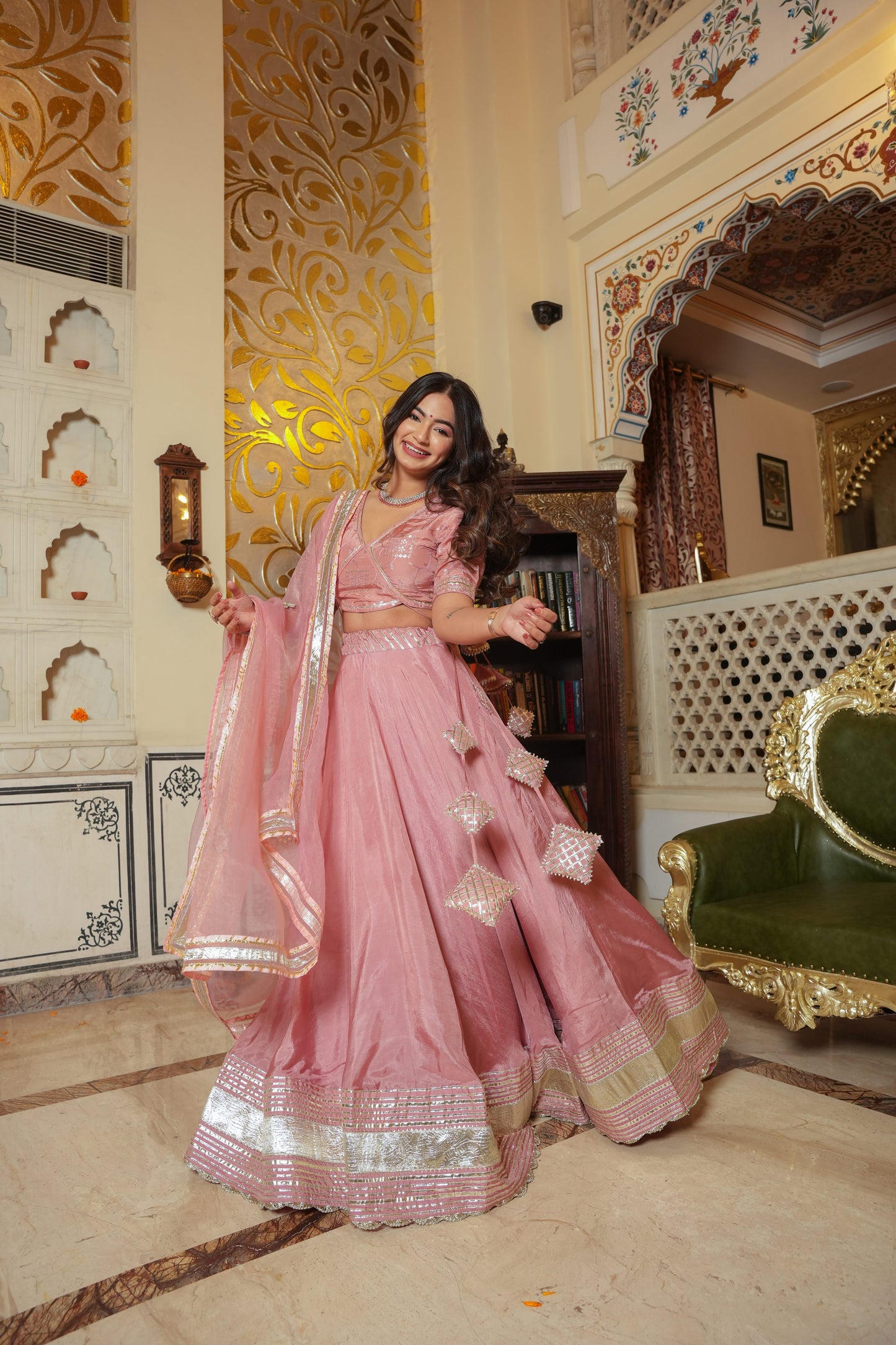 MOONLIGHT SILK LEHENGA SET