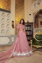 MOONLIGHT SILK LEHENGA SET