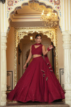 INAYAT CHIKANKARI LEHENGA SET
