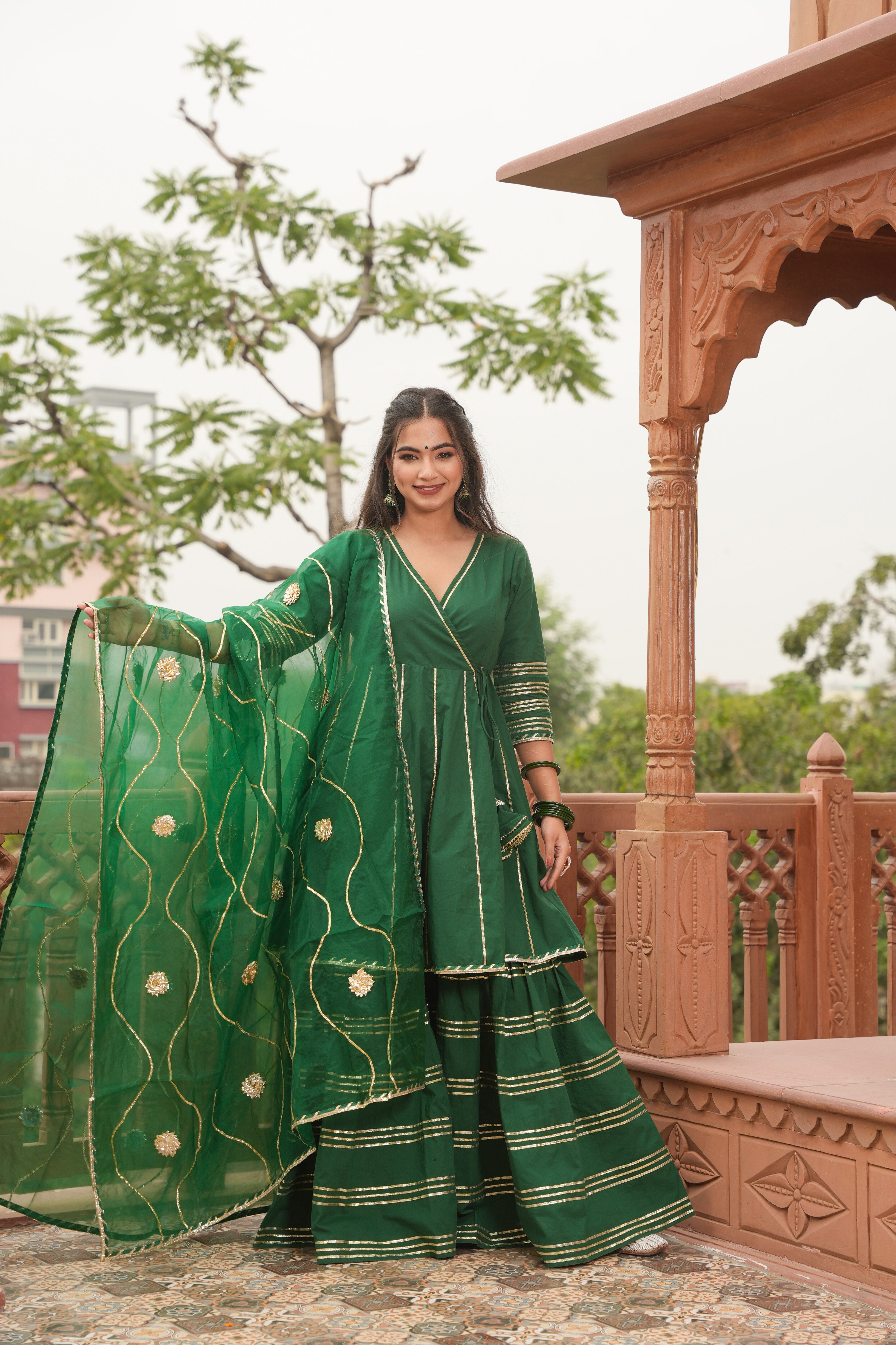 MAYRA COTTON SHARARA SET